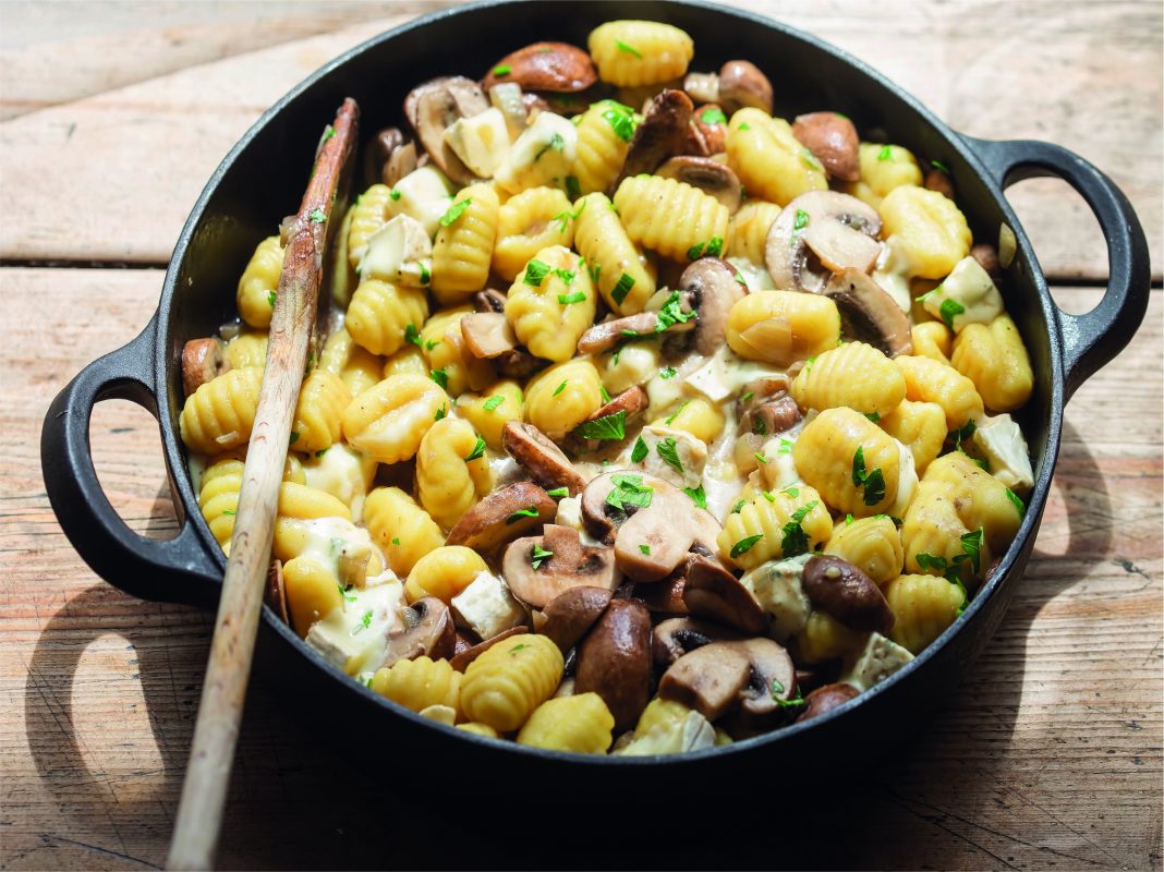 Blue Stilton® Recipes QUICK & EASY 1912 STILTON® WITH GNOCCHI & MUSHROOM